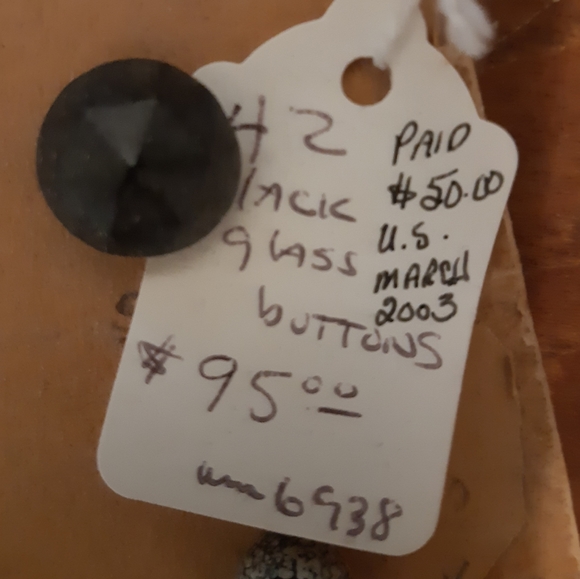 Vintage glass buttons - Picture 4 of 7